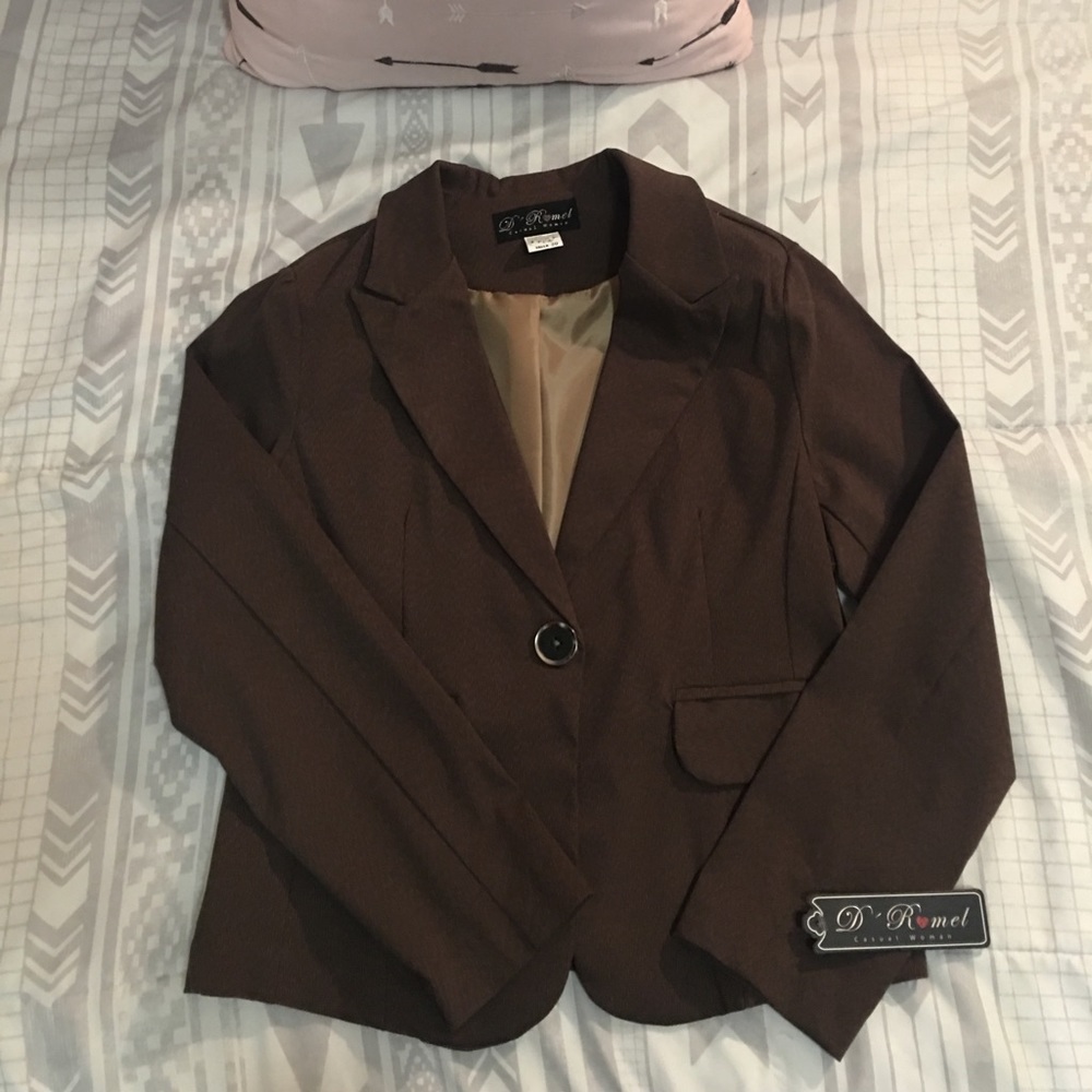 Brown blazer